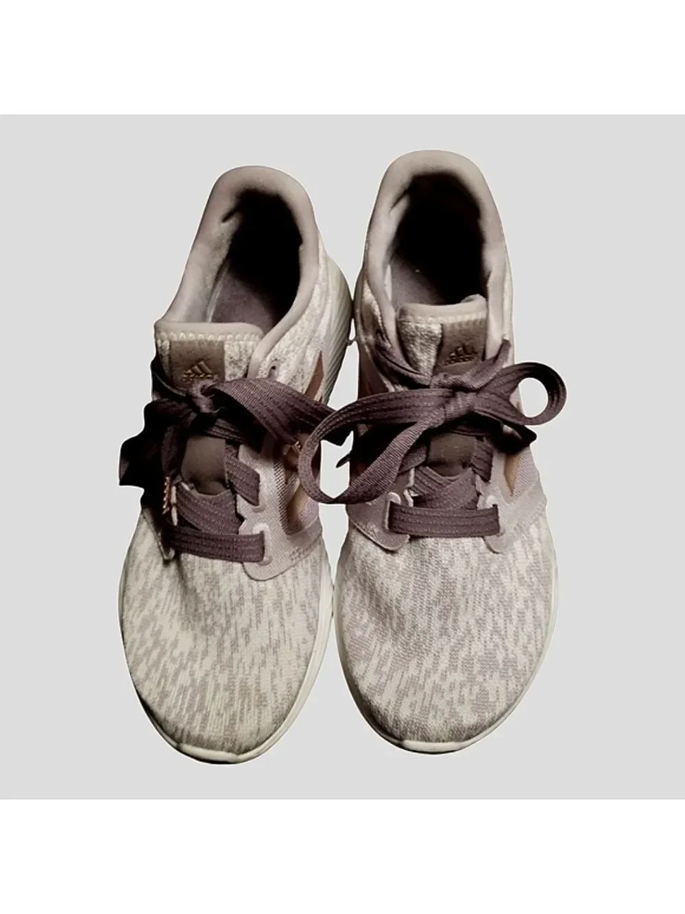 Adidas Purple and Gold Sneakers